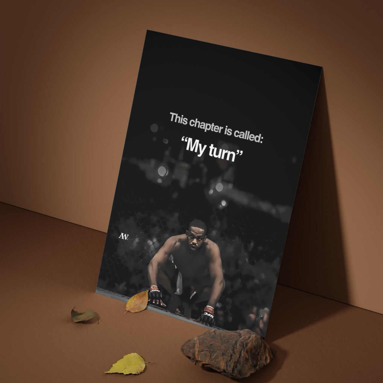 The 'My Turn' Motivational Poster | Comeback & Focus Wall Art | Fighter Decor