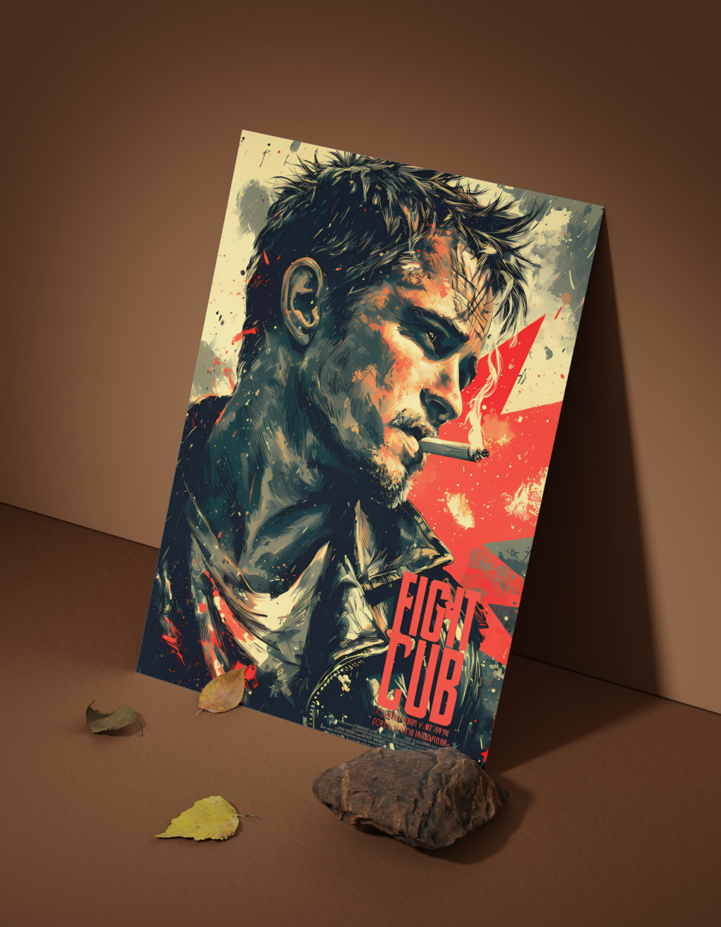 The Fight Club Motivational Poster | Premium Glossy | 8K