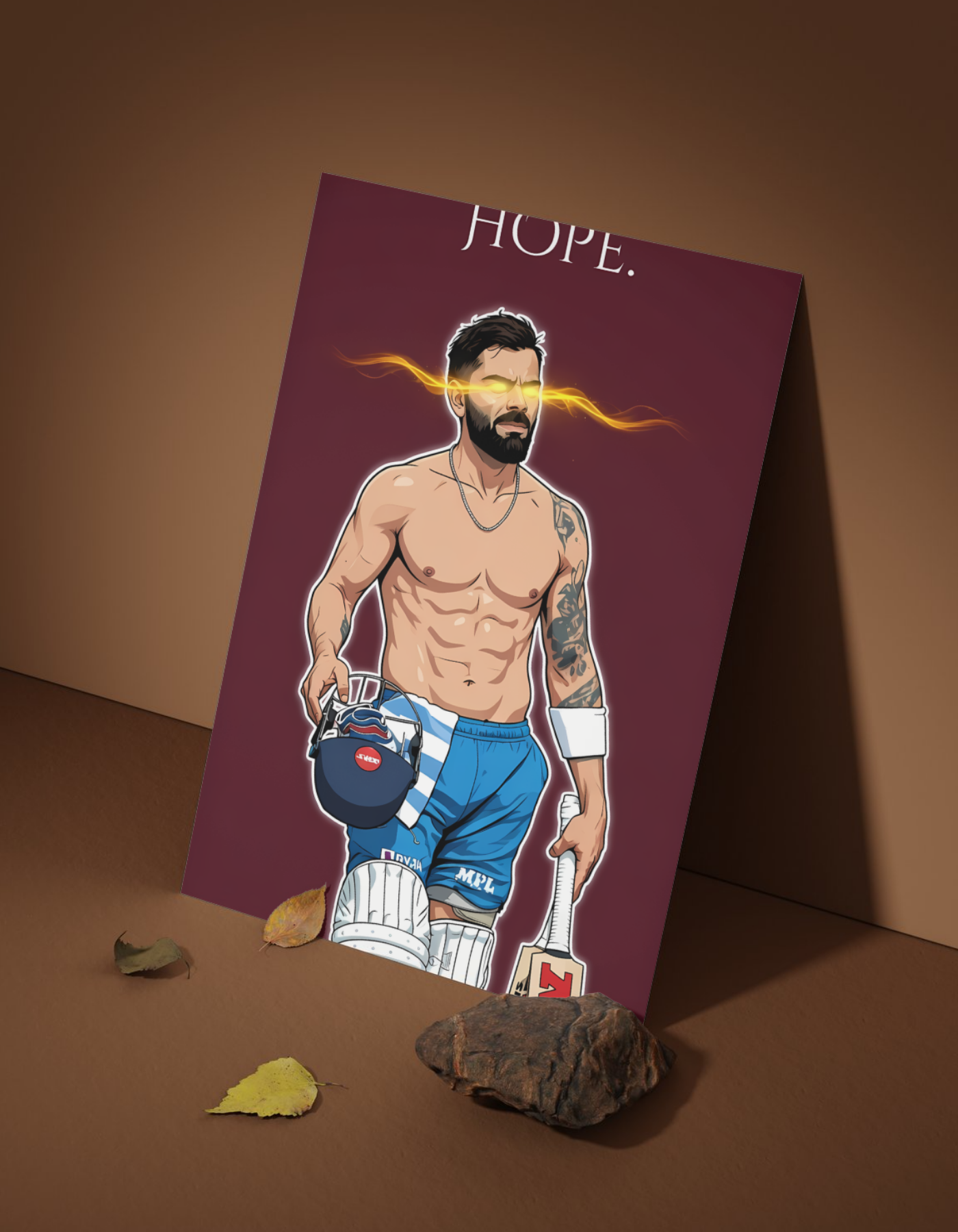 The Virat Kohli 'Hope' Poster | Premium Glossy | 8K