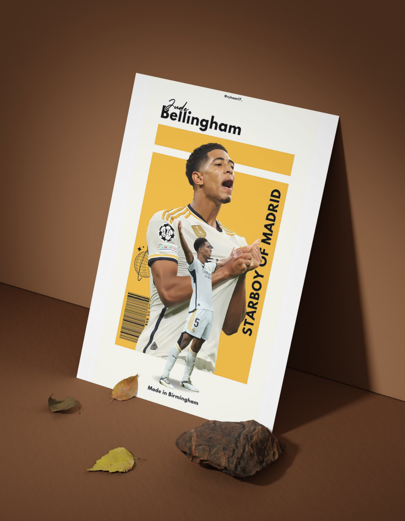 The Jude Bellingham Poster| Football Posters | Premium Glossy | 8K