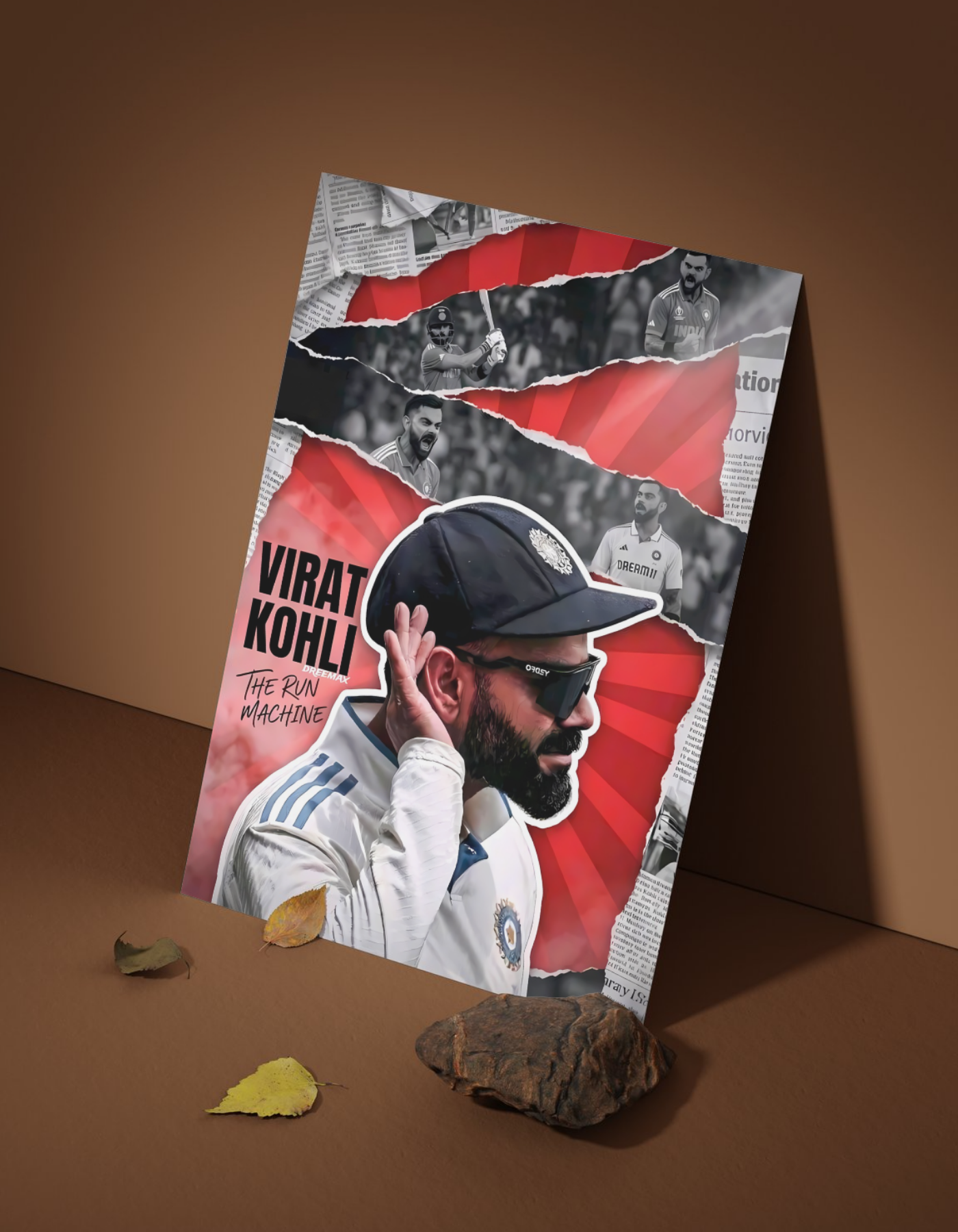 The Virat Kohli 'Shhh' Poster | Premium Glossy | 8K