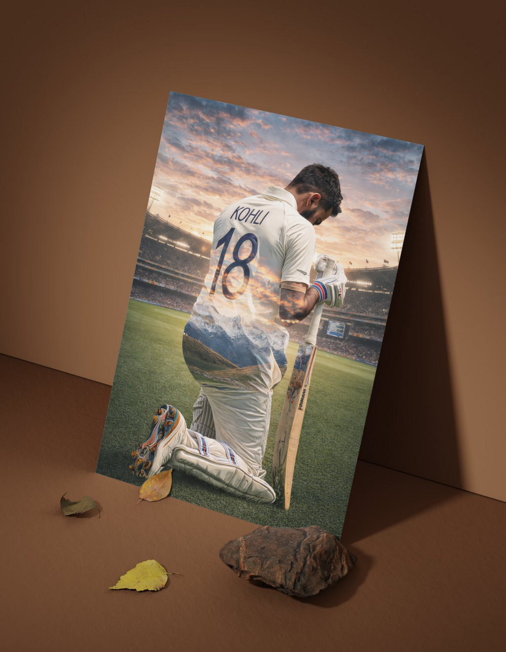 The Virat Kohli 'Run Machine' Poster | Premium Glossy | 8K