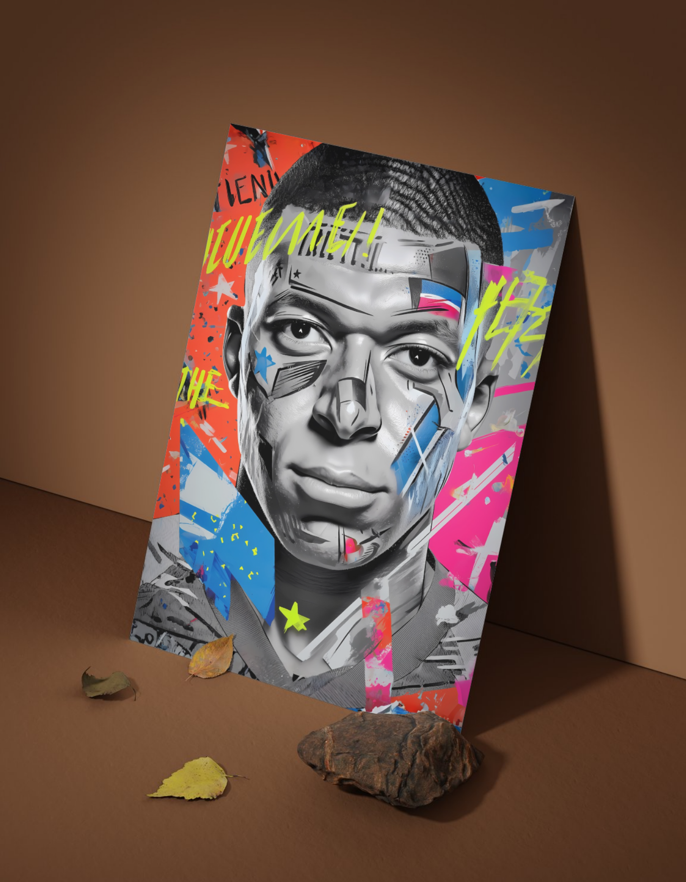 The Kylian Mbappé Poster| Football Posters | Premium Glossy | 8K