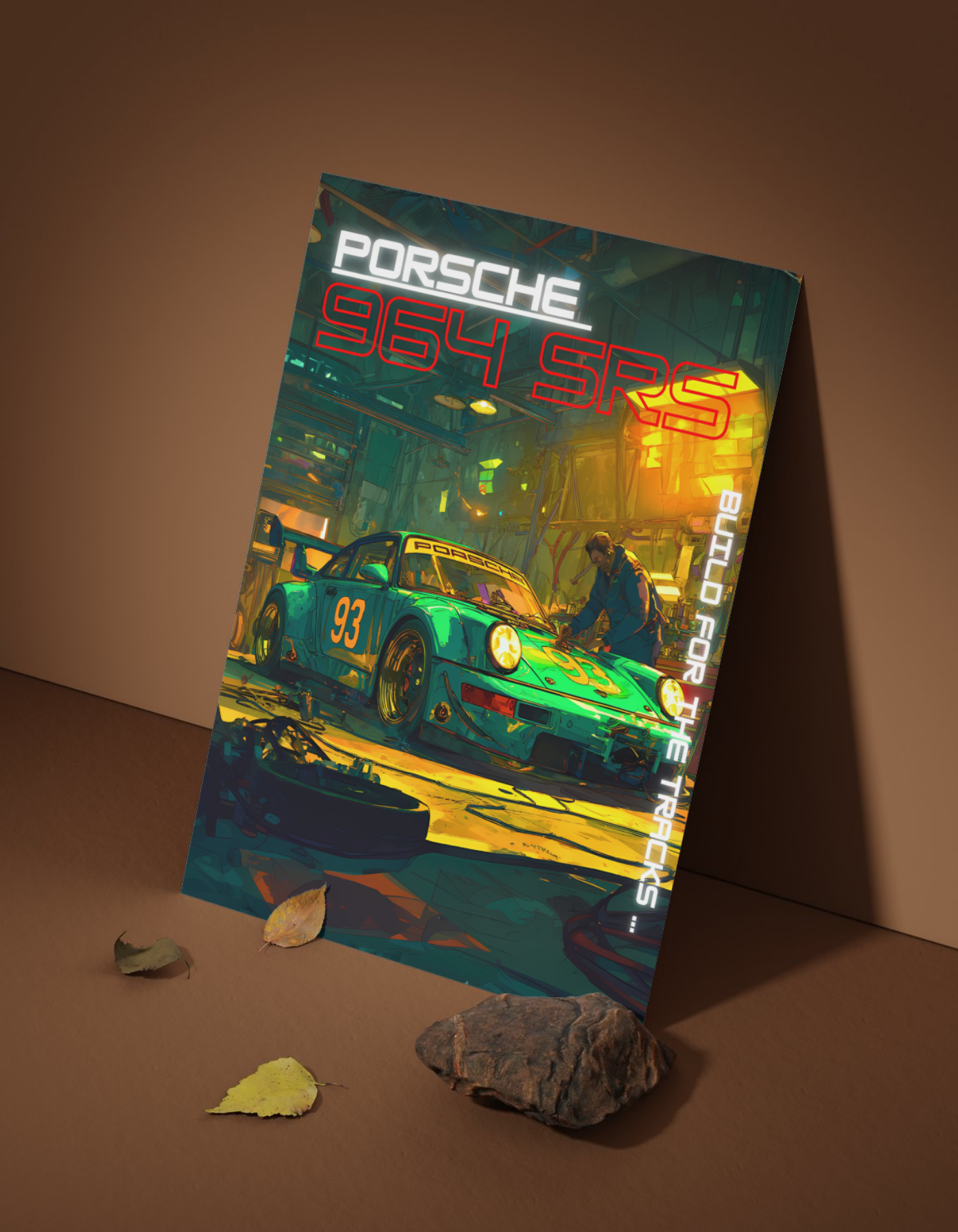 The Porsche Car Poster | Premium Glossy | 8K