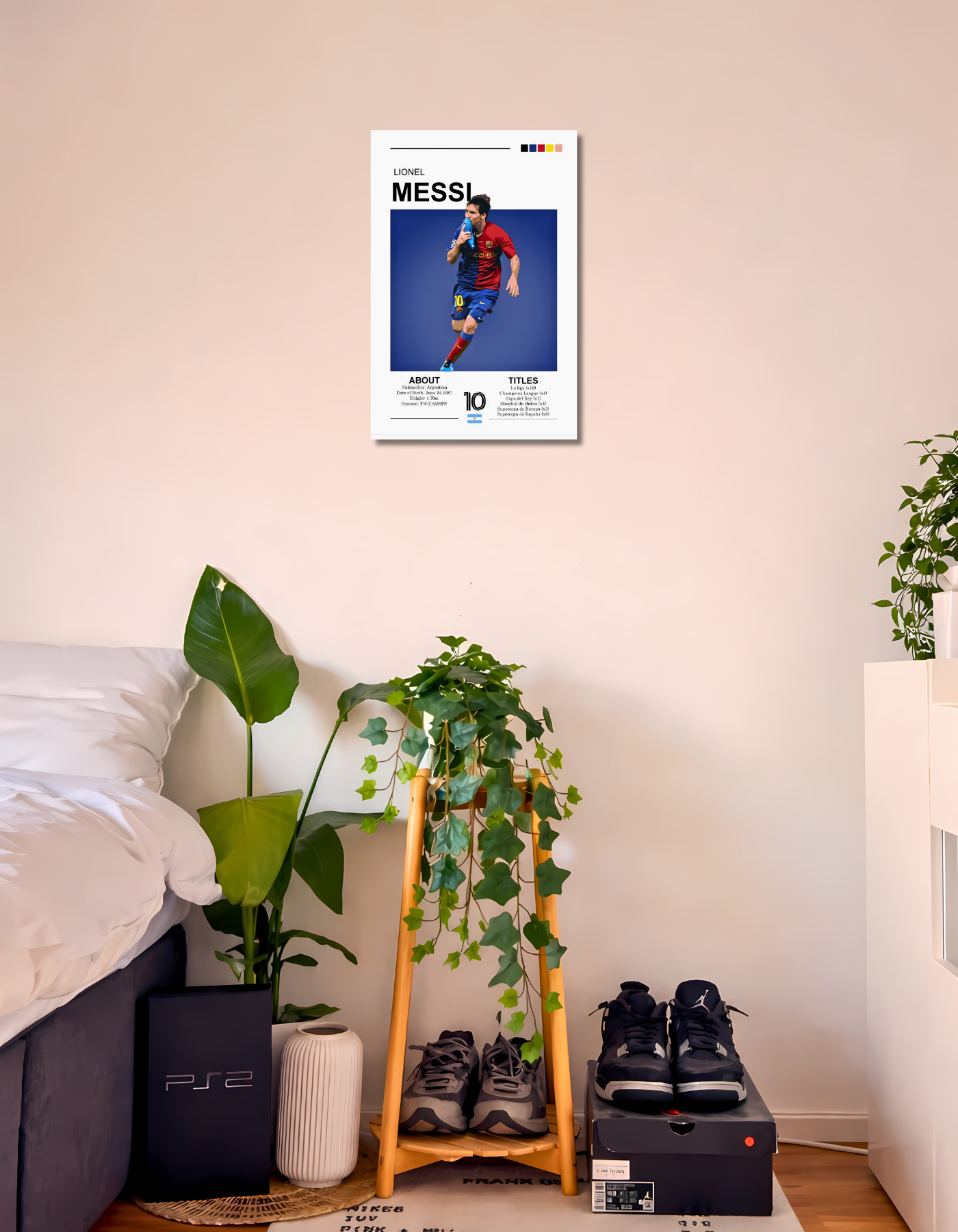 The Lionel Messi Poster| Football Posters | Premium Glossy | 8K