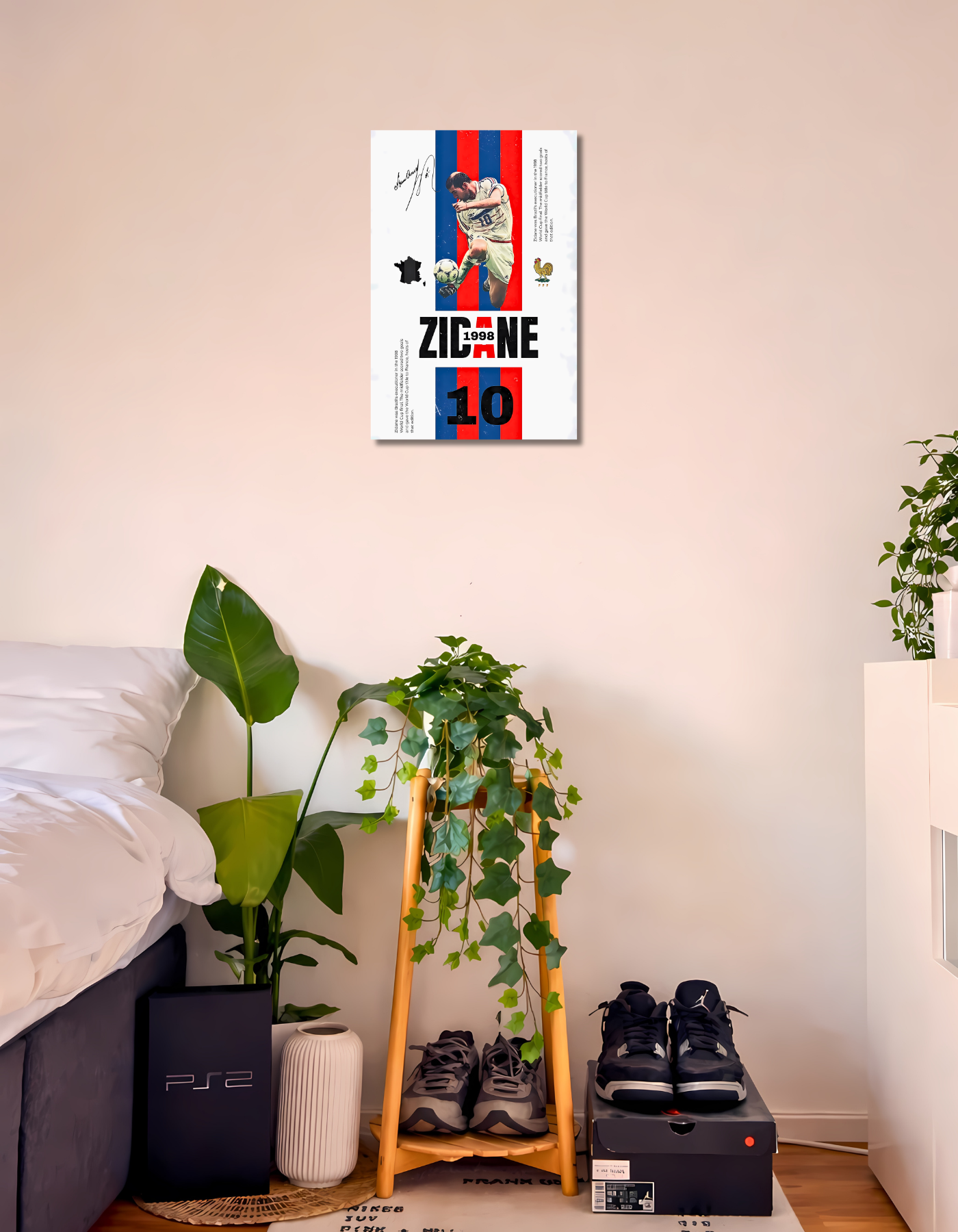 The Zinedine Zidane Poster| Football Posters | Premium Glossy | 8K