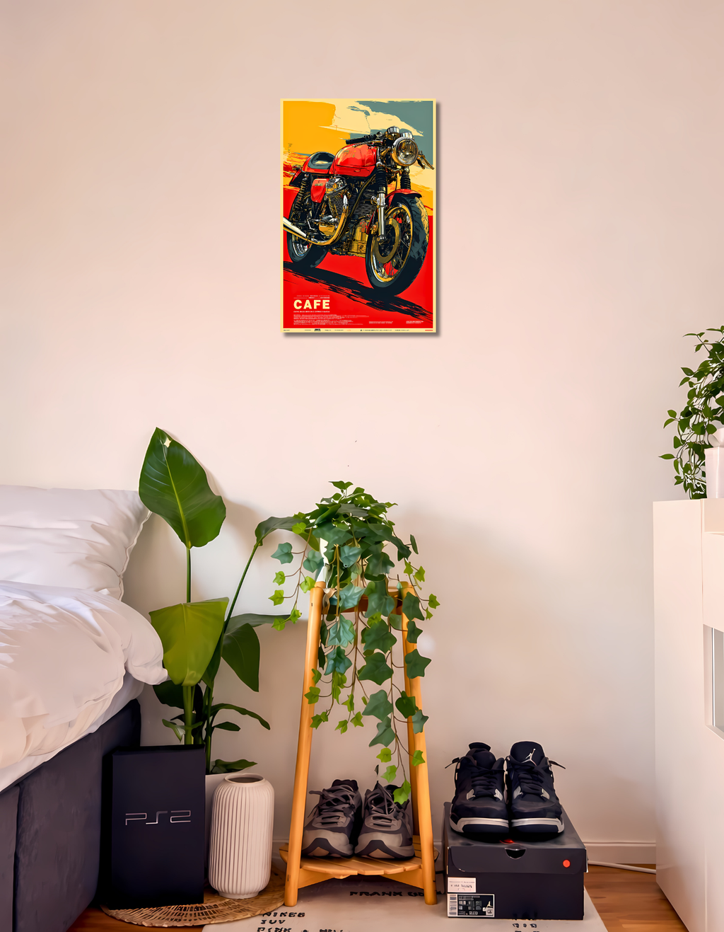The Cafe Racer Motorcycle Poster | Premium Glossy | 8K