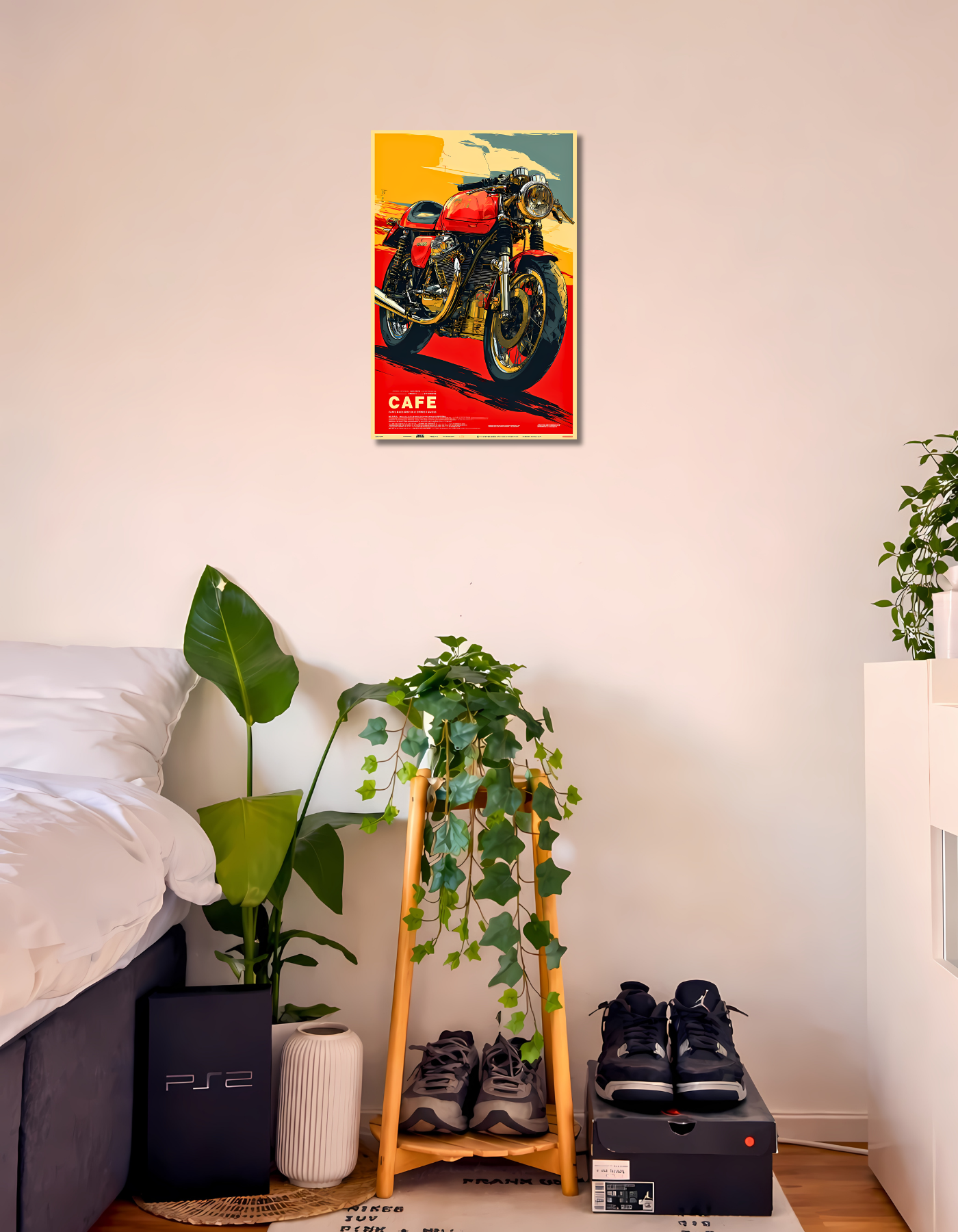 The Cafe Racer Motorcycle Poster | Premium Glossy | 8K