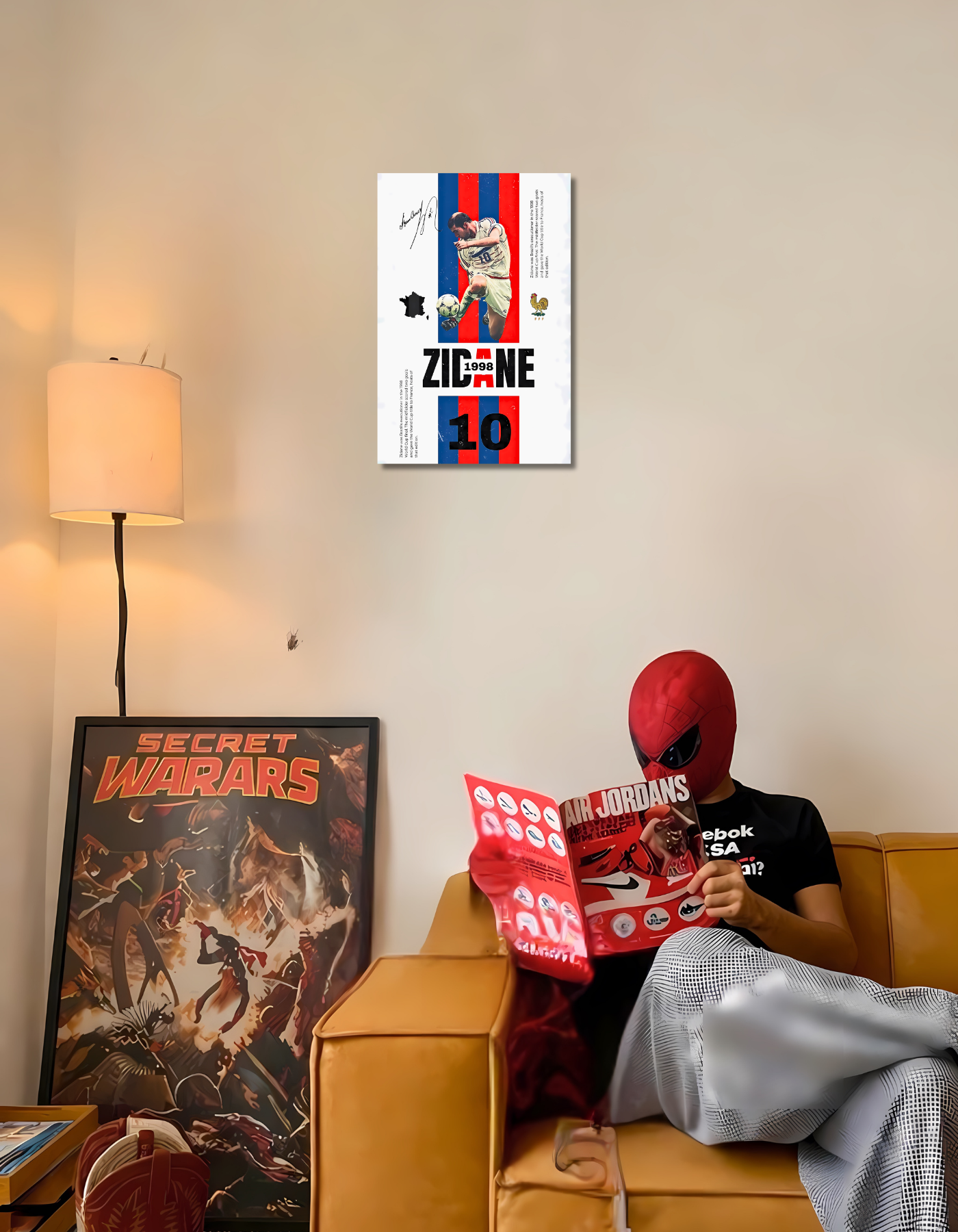 The Zinedine Zidane Poster| Football Posters | Premium Glossy | 8K