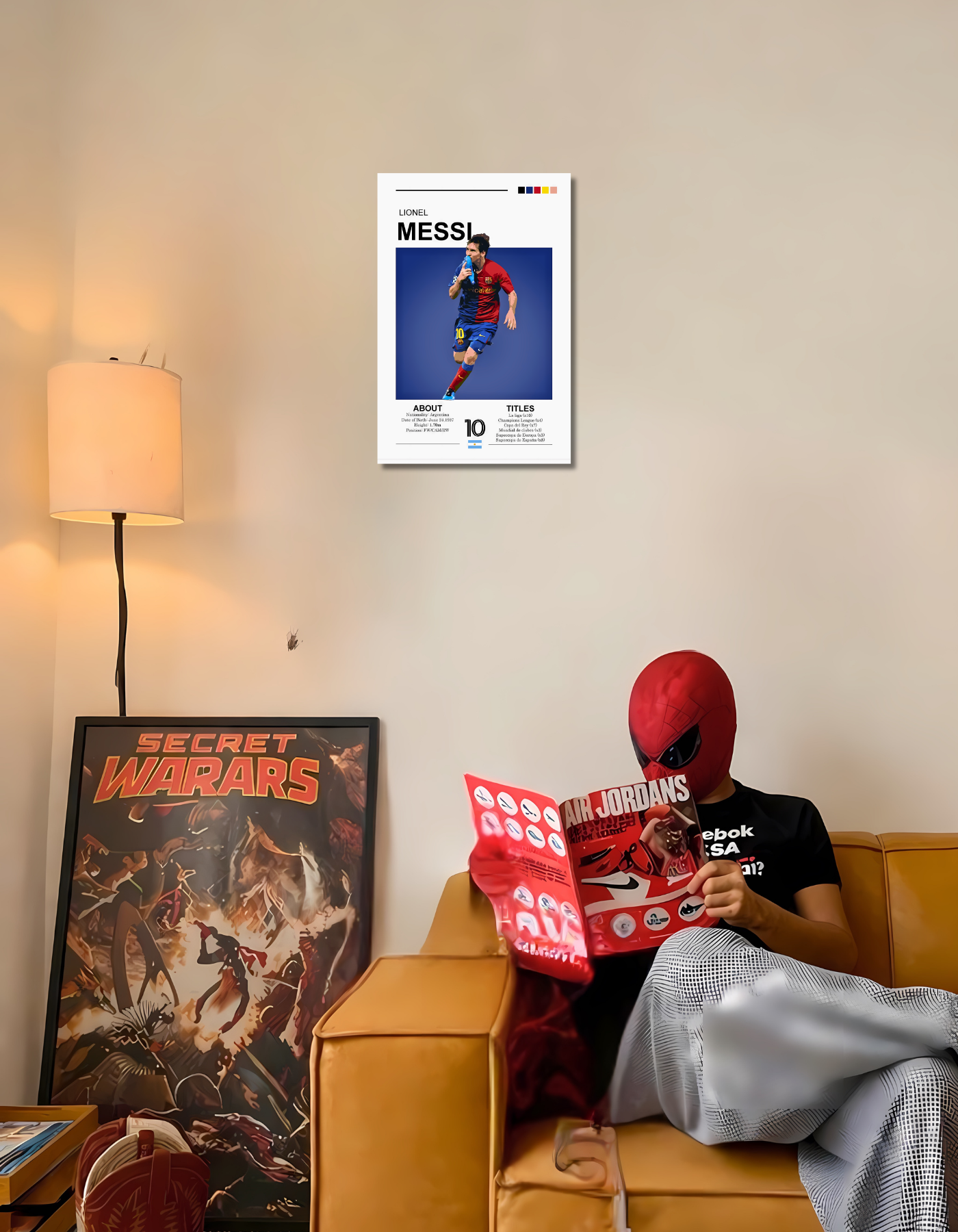 The Lionel Messi Poster| Football Posters | Premium Glossy | 8K