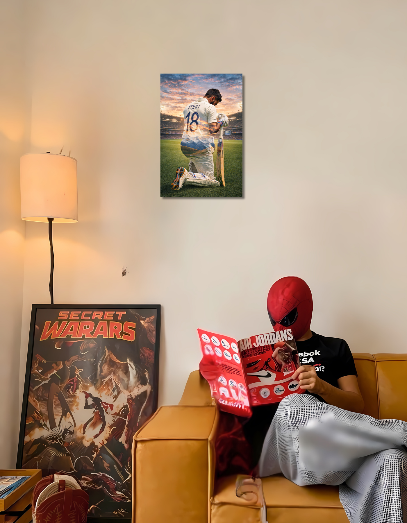 The Virat Kohli 'Run Machine' Poster | Premium Glossy | 8K