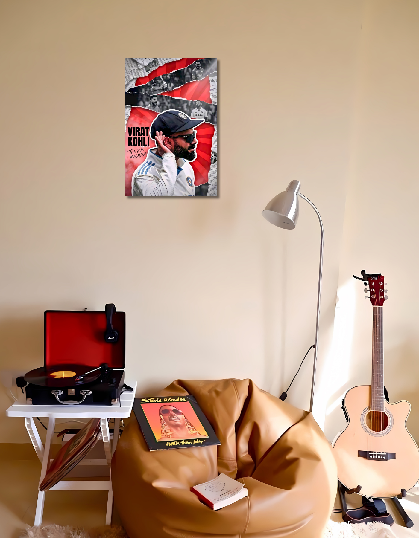 The Virat Kohli 'Shhh' Poster | Premium Glossy | 8K