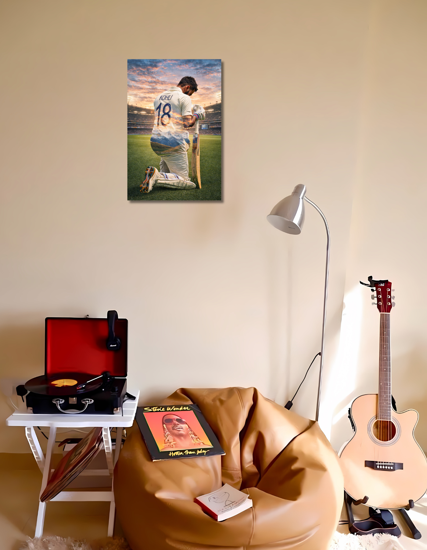 The Virat Kohli 'Run Machine' Poster | Premium Glossy | 8K