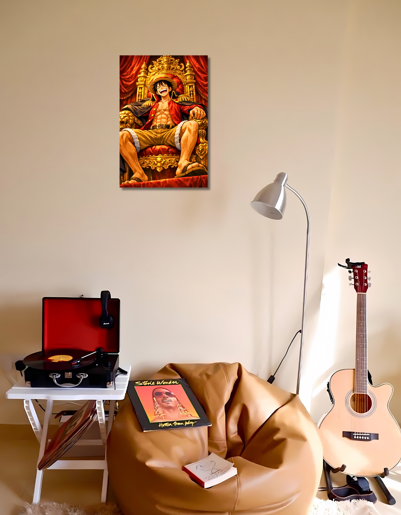 The Monkey D Luffy Aesthetic Anime Poster | One Piece Gear 5 Wall Art | Premium Glossy | 8K
