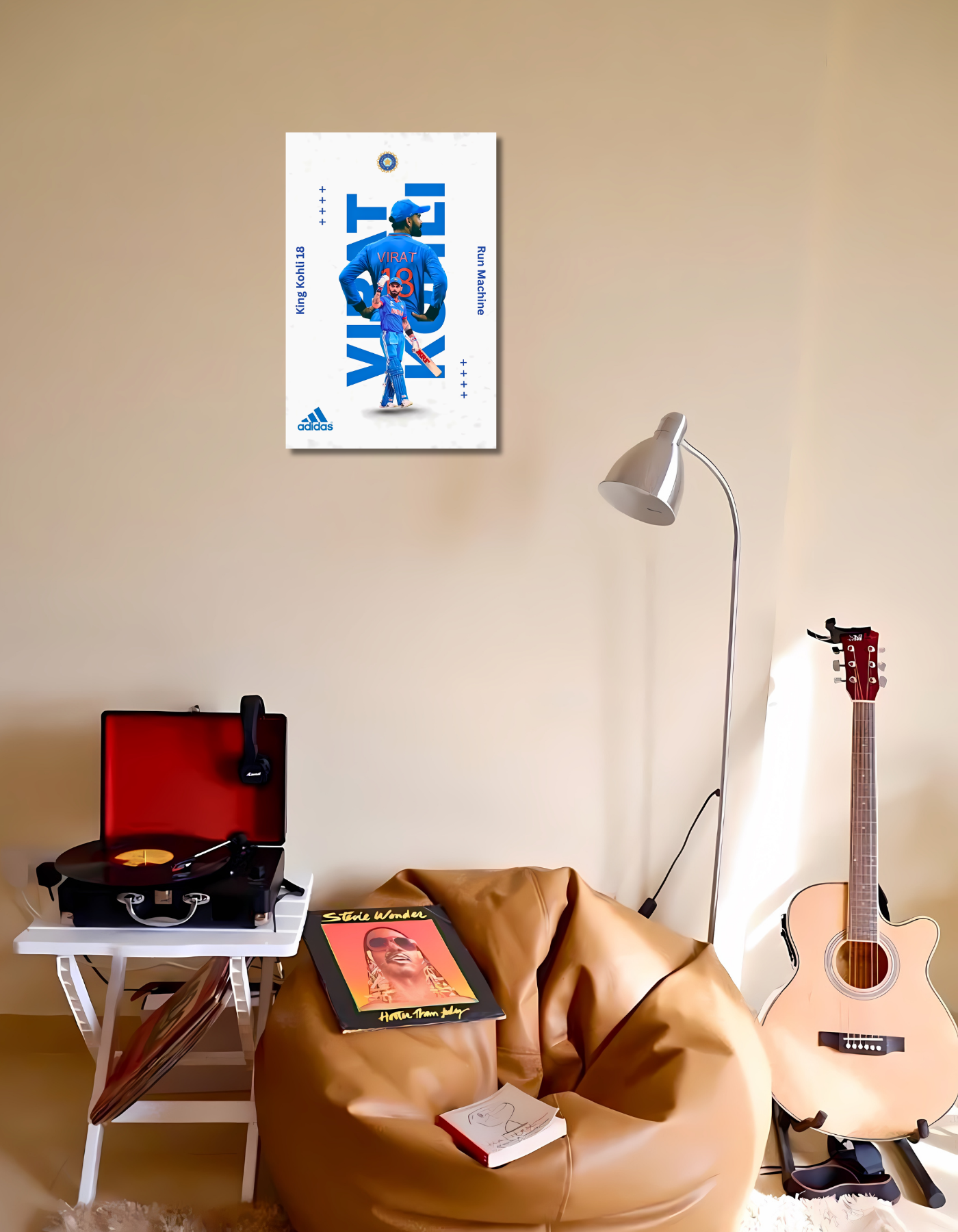 The Virat Kohli 'Run Machine' Poster | Premium Glossy | 8K