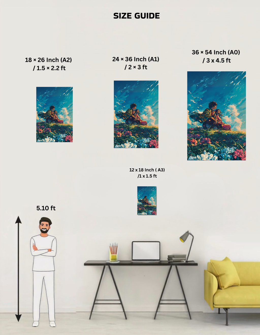 The Demon Slayer Aesthetic Anime Poster | Premium Glossy | 8K