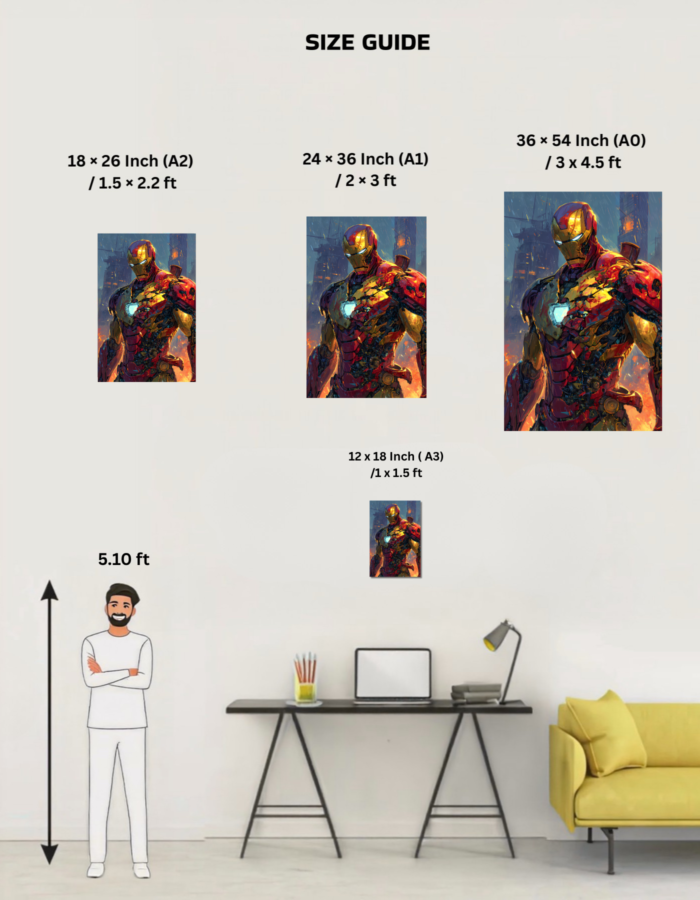 The Iron Man Poster | Premium Glossy | 8K