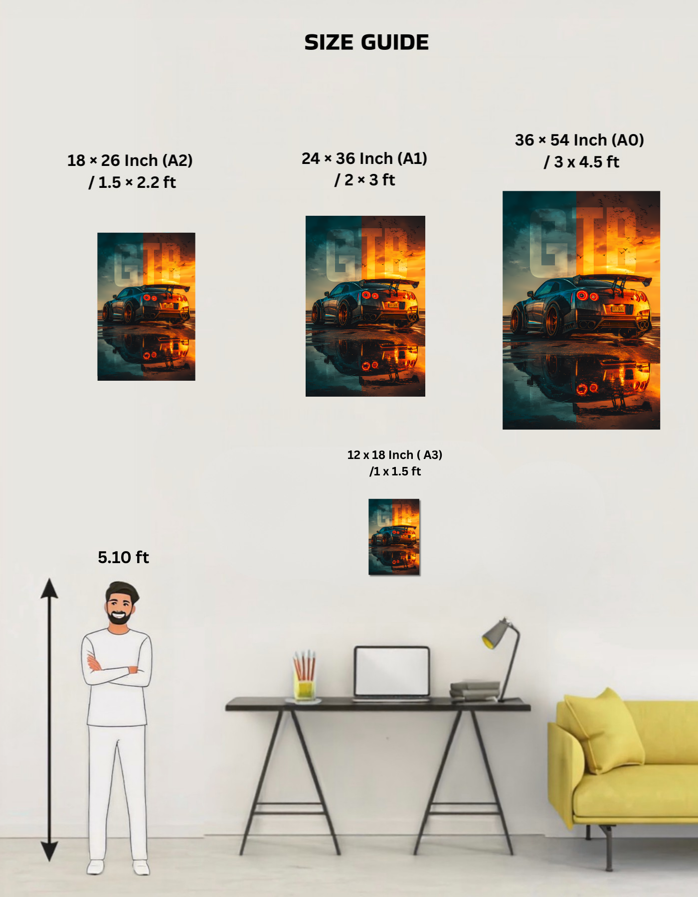 The Nissan GTR Aesthetic Poster | Premium Glossy | 8K