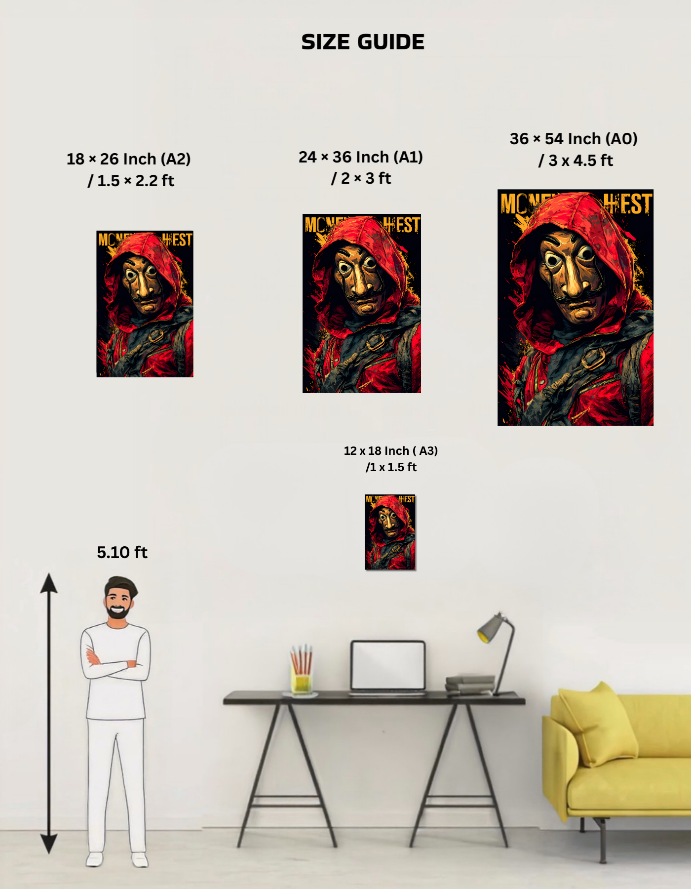 The Money Heist TV Series Poster | Premium Glossy | 8K