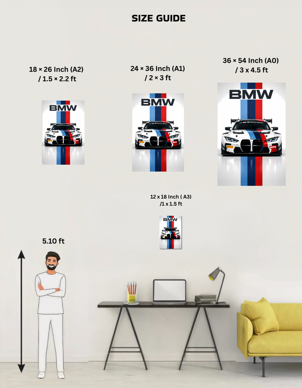 The BMW Car Poster | Premium Glossy | 8K