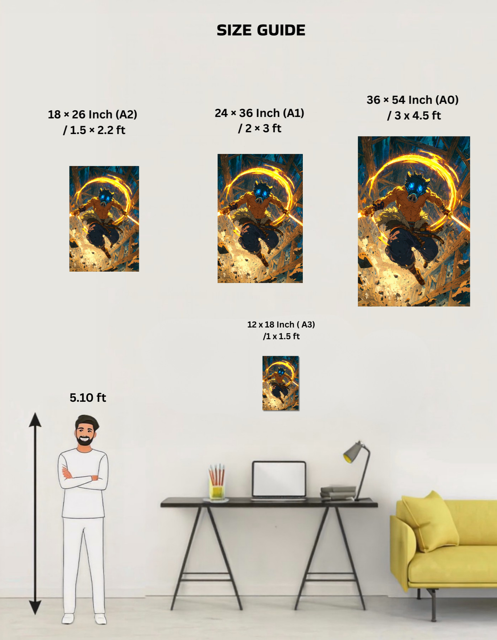 The Hashira Anime Poster | Premium Glossy | 8K